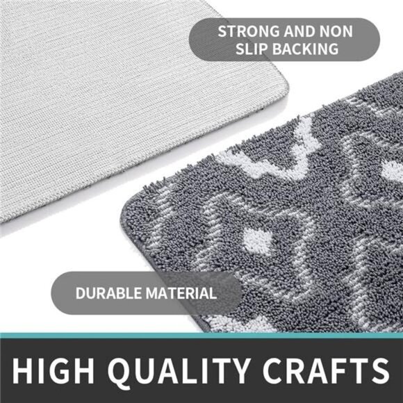 32"x20", Absorbent Non-Slip Entry Rug, Machine Washable Low-Profile Door Rugs - Picture 3 of 6